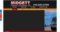 Desktop Screenshot of midgettconcrete.com