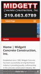 Mobile Screenshot of midgettconcrete.com